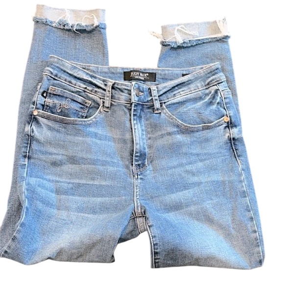 Judy Blue Denim - Judy Blue Light Blue Distressed Women Jeans